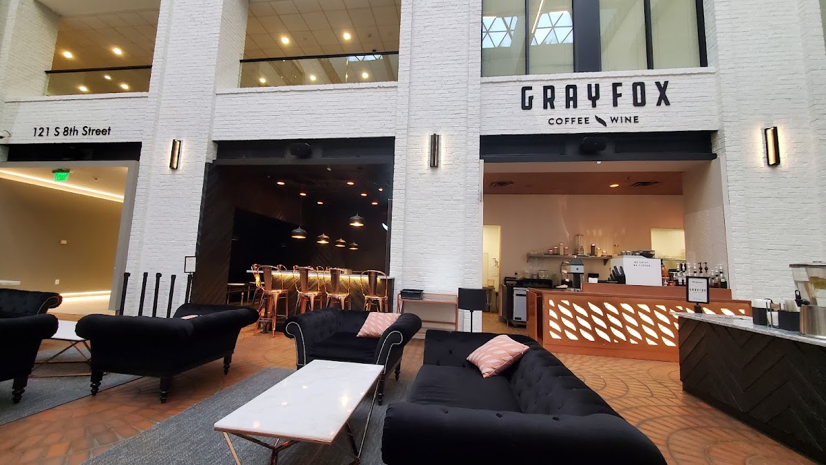 Gray Fox Coffee & Wine logo