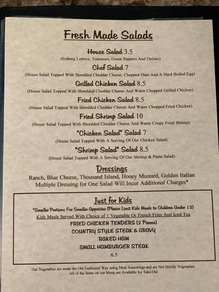 Gravy Southern Eatery General Menu