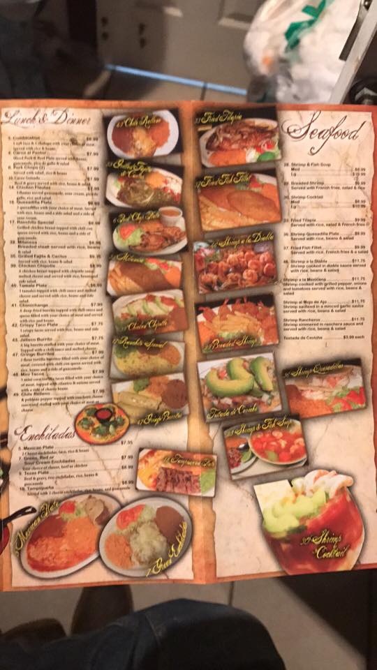 The Ranchito Grill 5 General Menu