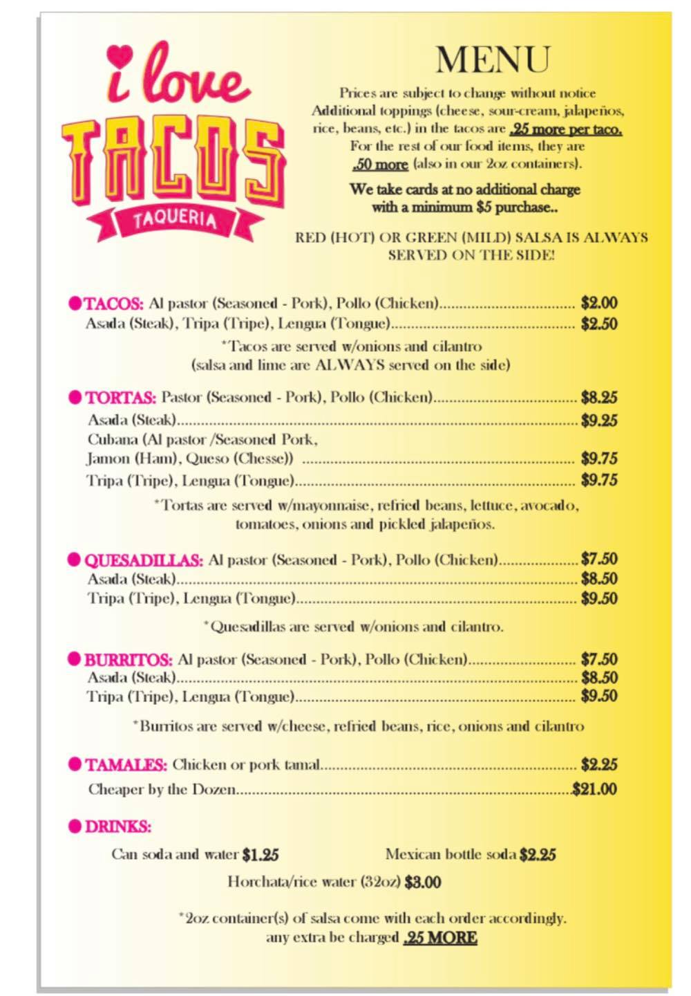 I Love Tacos TAQUERIA 118484334_2711266655641819_19558512896757462_n - Tacos Menu in Springfield, MO