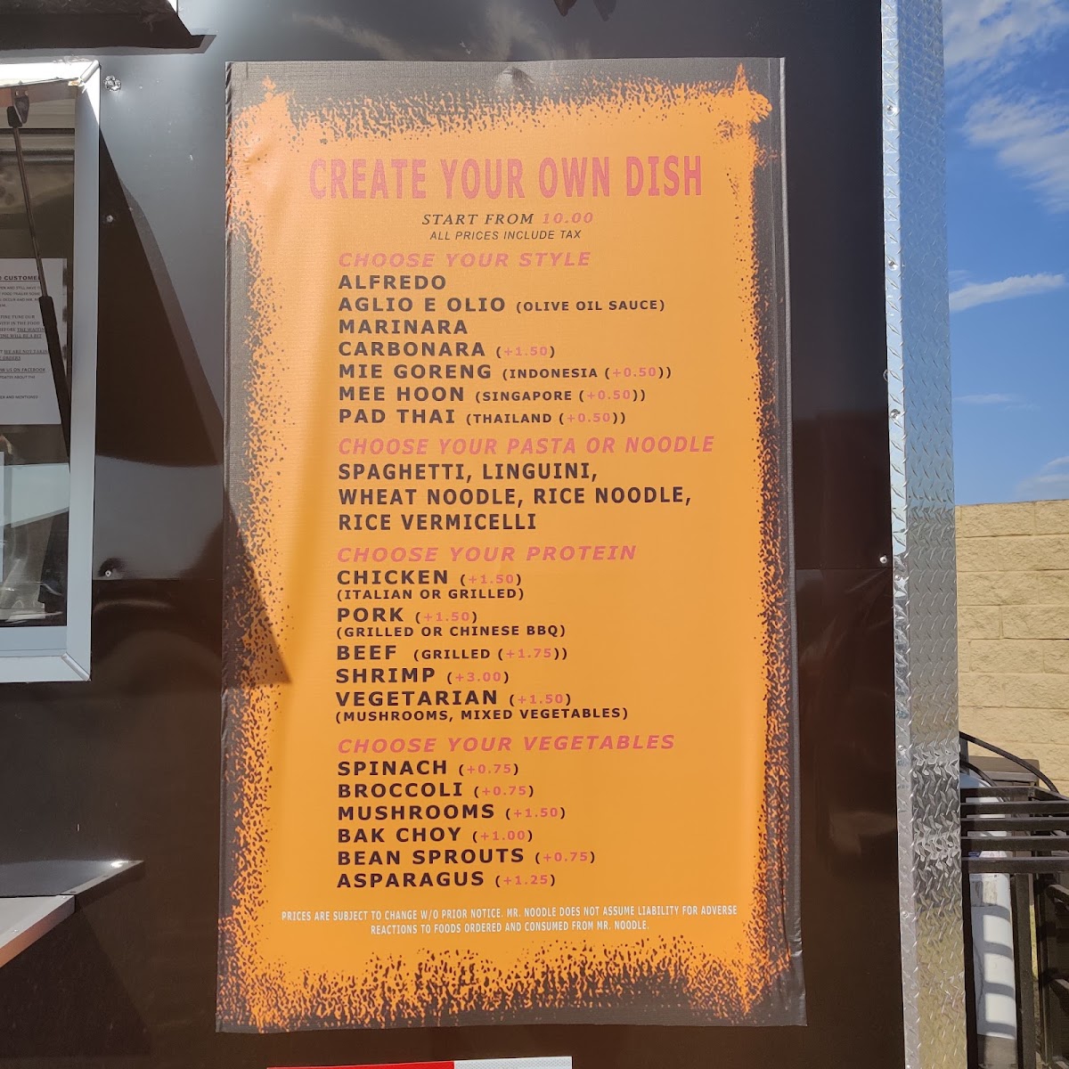 Mr. Noodle Mr. Noodle General Menu - Restaurant Menu in Pea Ridge, AR