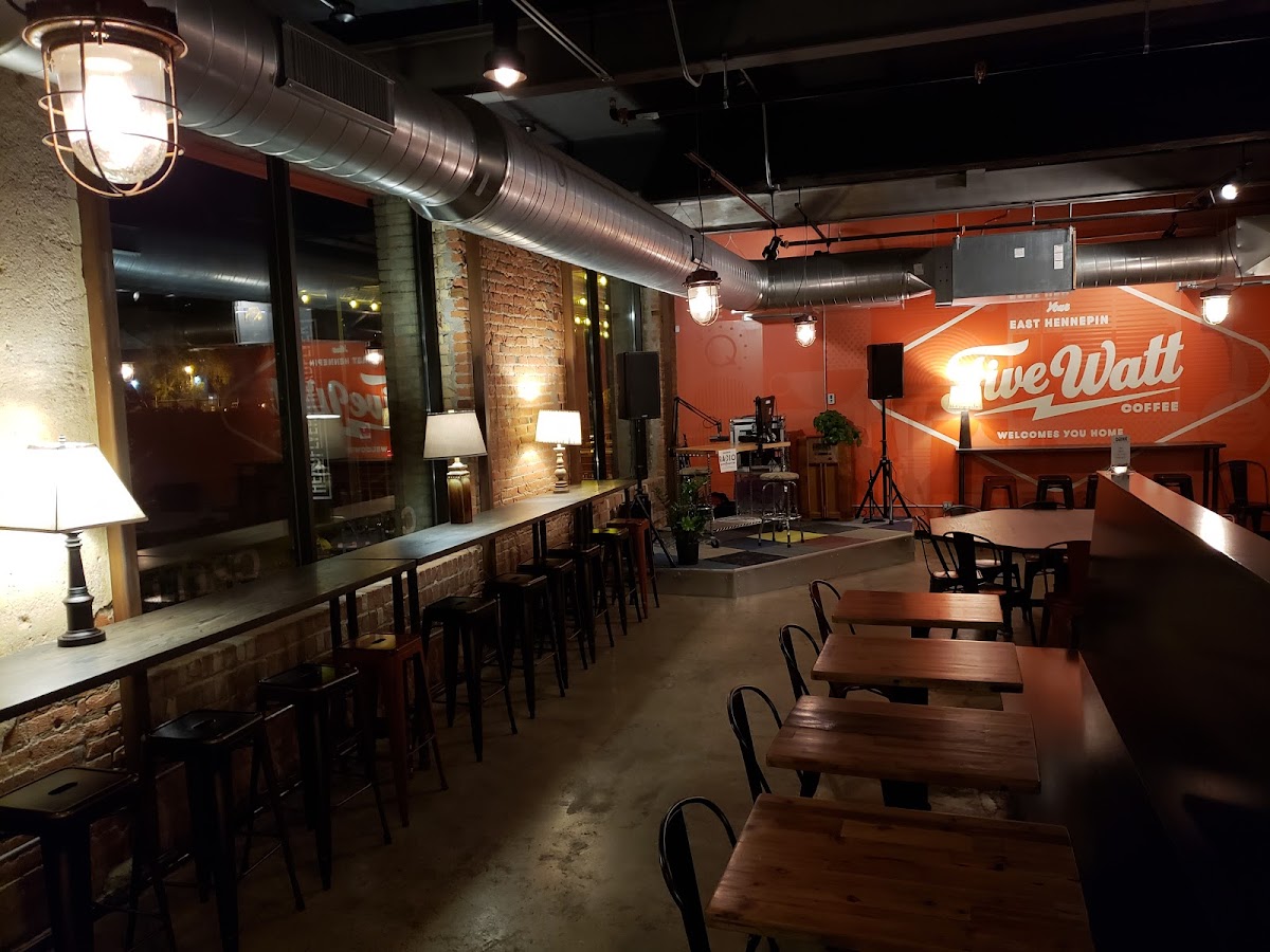 Five Watt Coffee, E. Hennepin Interior Photo - Five Watt Coffee, E. Hennepin Cafe in Minneapolis, MN